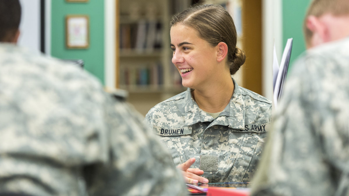 image of rotc student