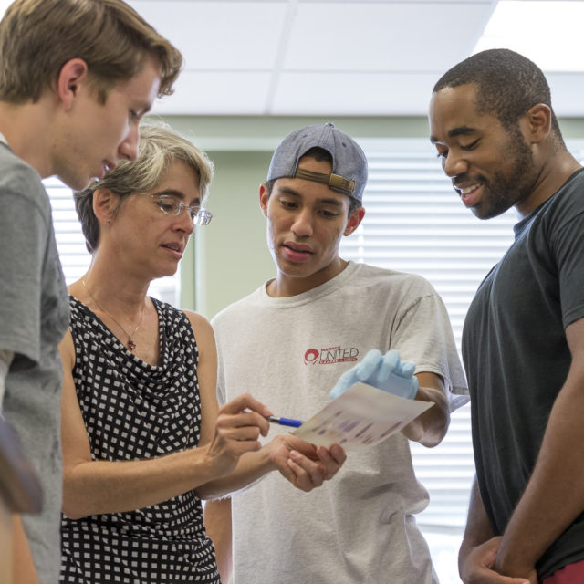 image of students and faculty