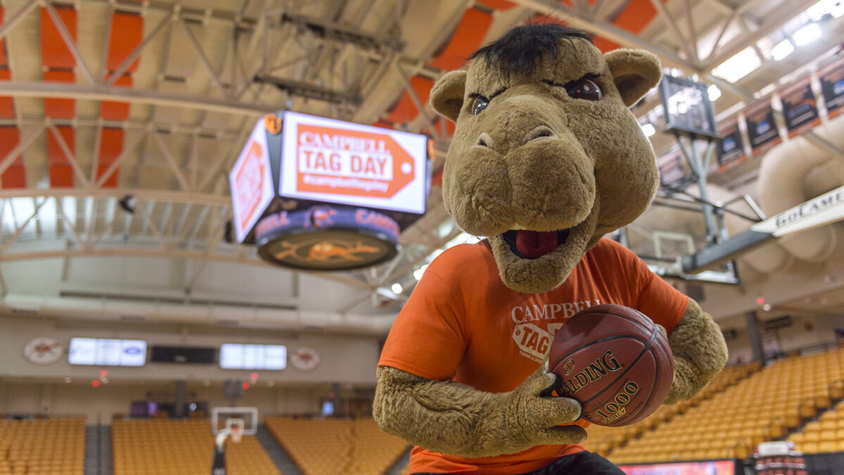 image of Gaylord Camel holding a basketball