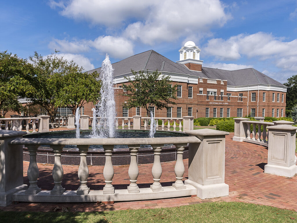 image of campus fountain