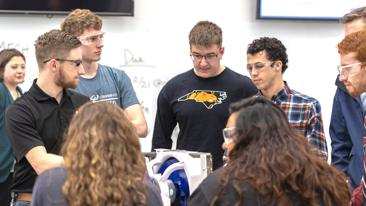 image of engineering students