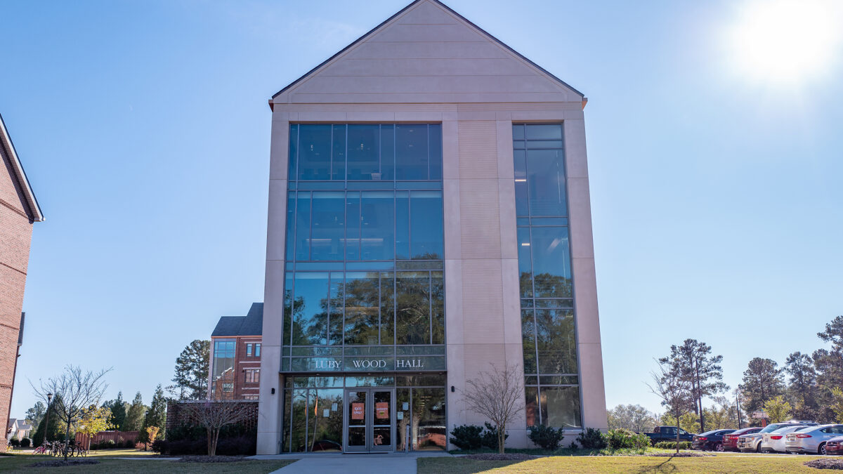 Exterior of Luby Wood Hall