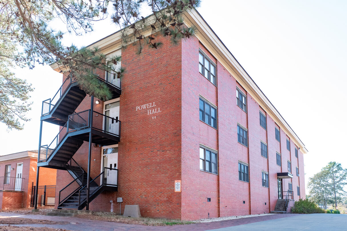 Exterior of Powell Hall
