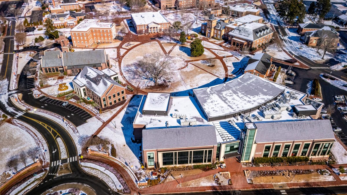 Snowy Weather on Campus