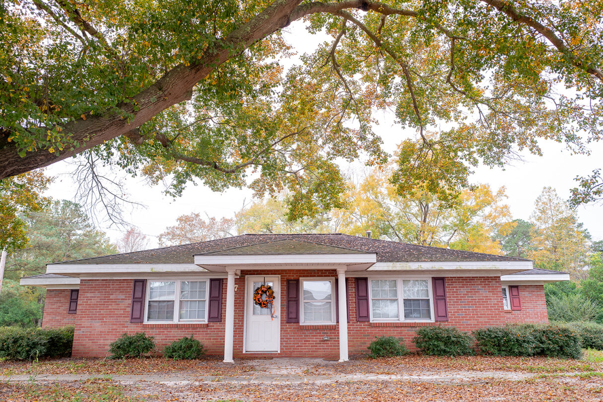 Exterior of Stadium Apartments