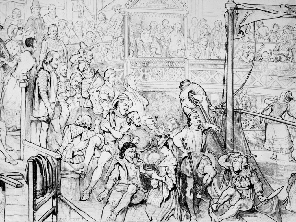 image of elizabethan theater