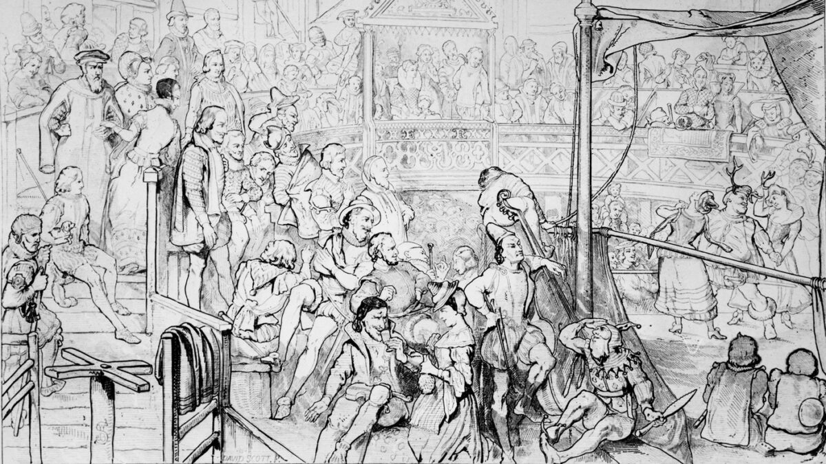 image of elizabethan theater